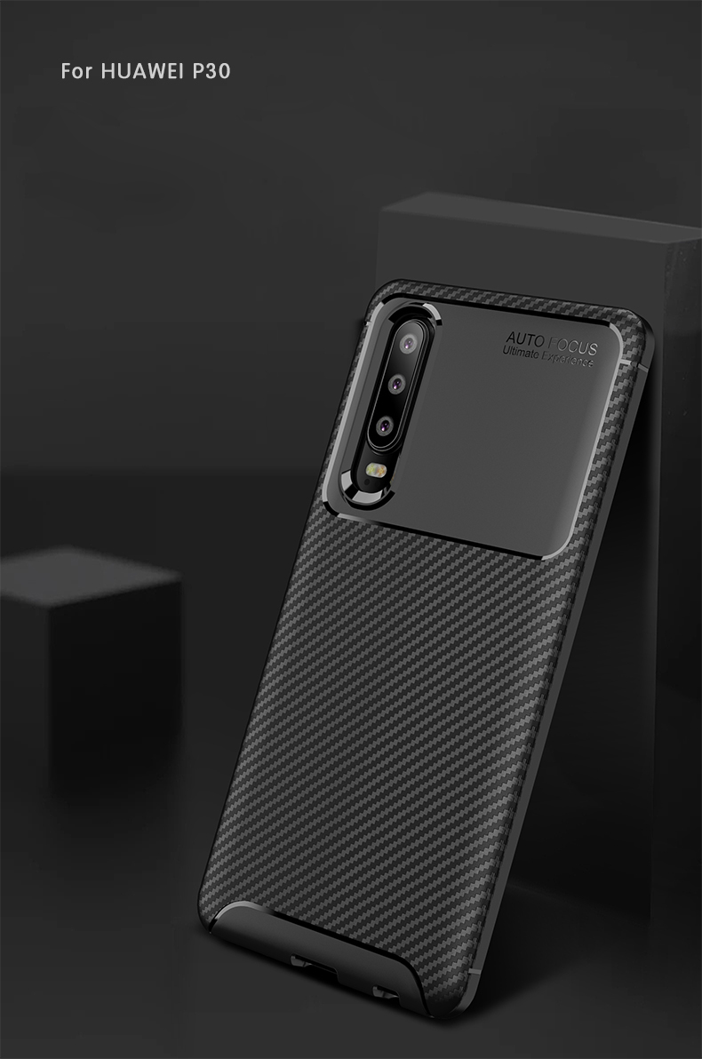 Case Huawei P30 # Pre-Order * เคสคาร์บอนไฟเบอร์ ส่วนด้านในออกแบบระบายความร้อน *