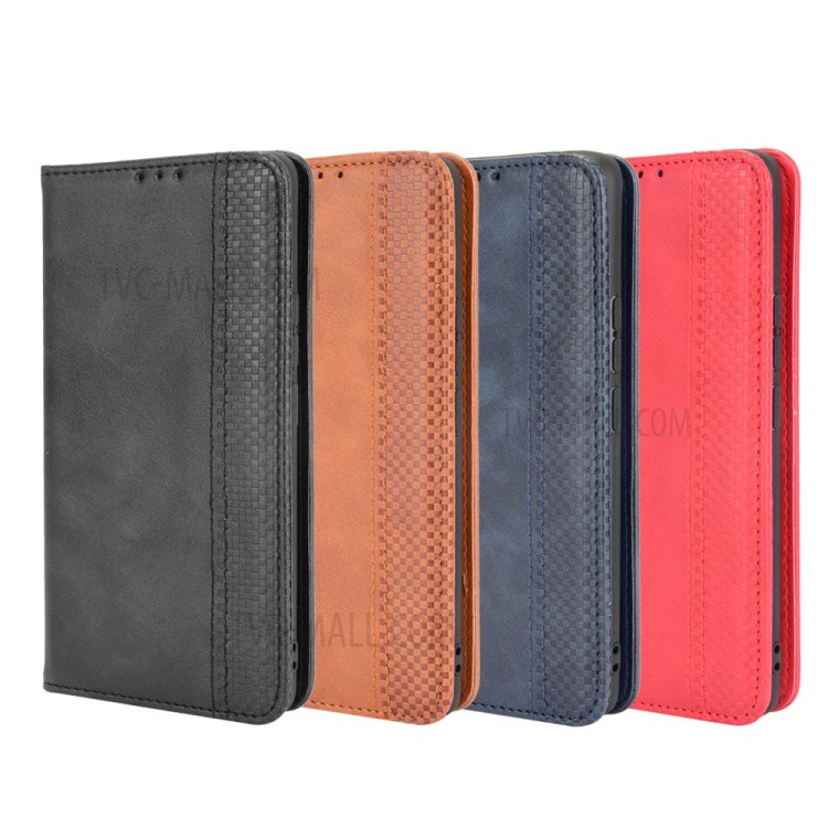 Case Realme 8 4G # Pre- Order * เคสหนัง PU สไตล์วินเทจ เรียบหรู สัมผัสนุ่มมือ *