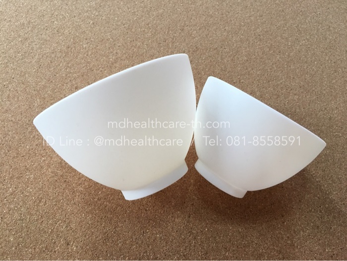 ถ้วยยางซิลิโคนผสมมาร์ค ขนาดM 10.5*7cm.(300ml)***วัสดุทนความร้อน ทนความเย็นได้