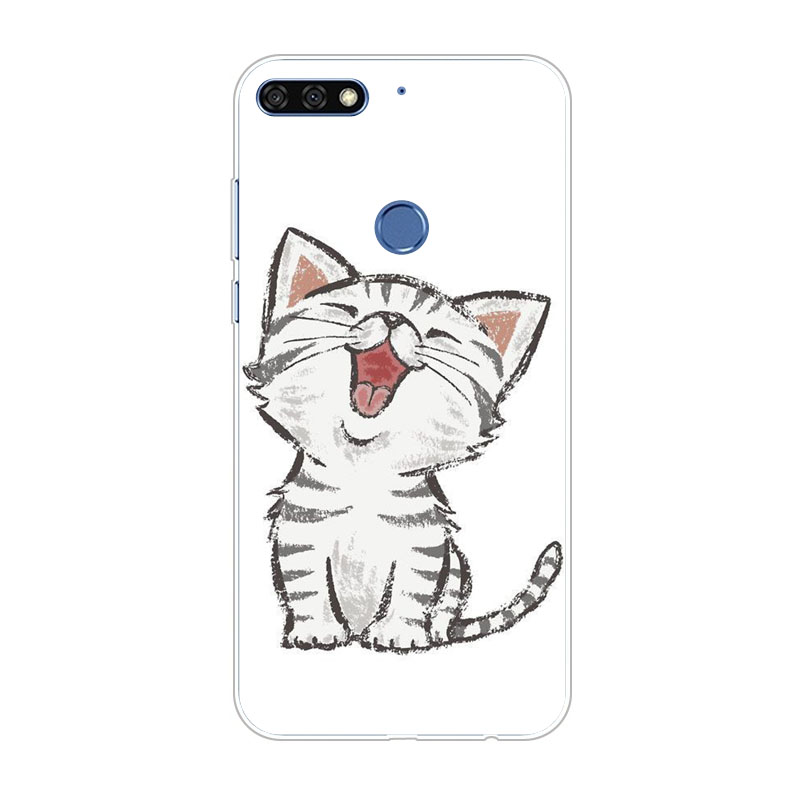 Case Huawei Y7 Pro 2018 / Pre-order * ซิลิกอนน่ารัก การ์ตูนจิตรกรรมTPU Soft *