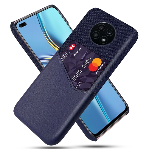 Case Huawei Nova 8i # Pre-order * เคสผ้าเนื้อ PC + ปกหลังหนัง PU เคสกันกระแทกพร้อมช่องเสียบการ์ด *