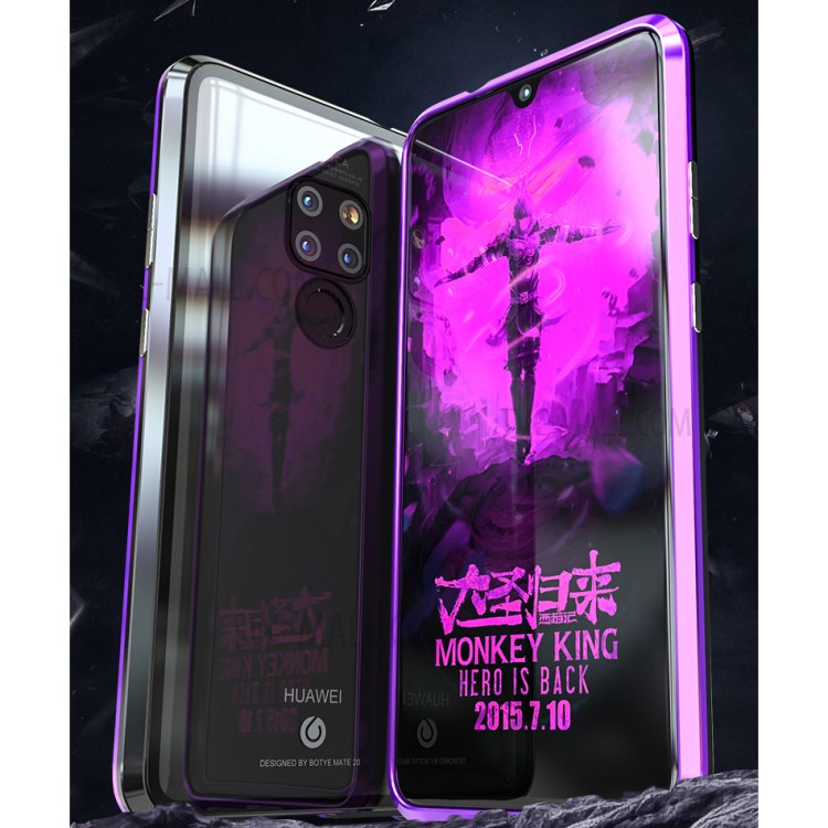 Case Huawei Mate 20 / Pre-order * เคสกรอบโลหะแม่เหล็ก + ปกหลังกระจกนิรภัย ถอดออกได้ *