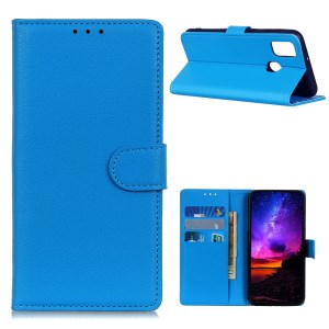 Case OPPO A53 (2020) # Pre-Order * เคสหนังแม่เหล็ก Litchi Skin Wallet แยกช่องสำหรับใส่บัตรเครดิตและเงินสด *