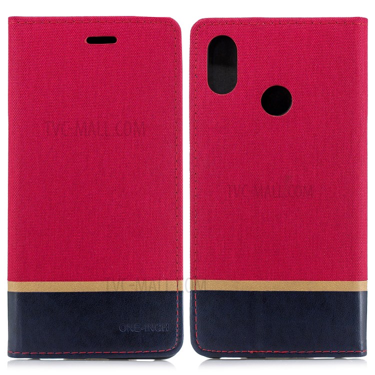 Case Xiaomi Mi Max 3 / Pre-Order * ผ้าเนื้อประกบหนัง PU ปกโทรศัพท์กับผู้ถือบัตร *