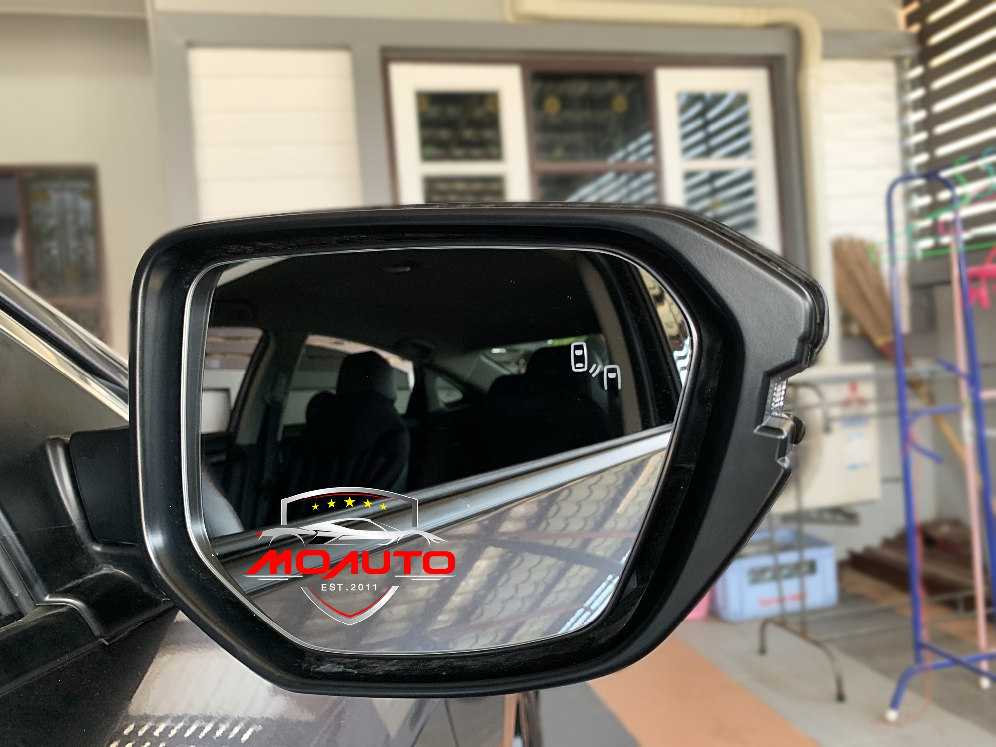 ชุดกระจกช่วยเตือนมุมอับสายตา V1 (Blind Spot Monitor) CIVIC FC / FK