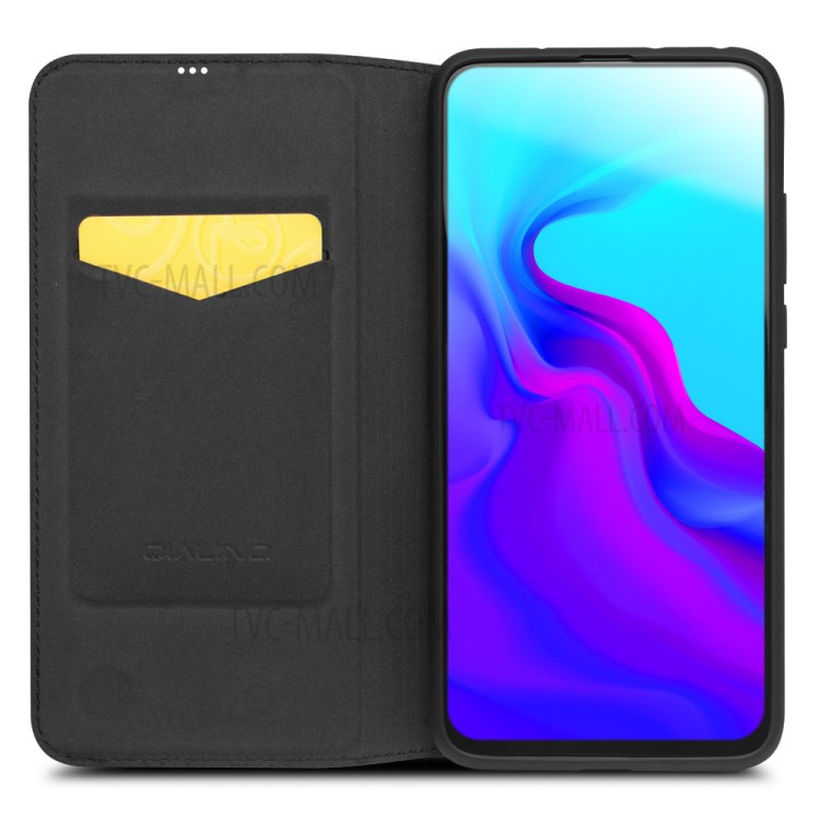 Case Huawei Nova 4 / Pre-Order * QIALINO คลาสสิกสไตล์หนังแท้ชั้นบนสุดที่มีพื้นผิวที่ละเอียดอ่อน *