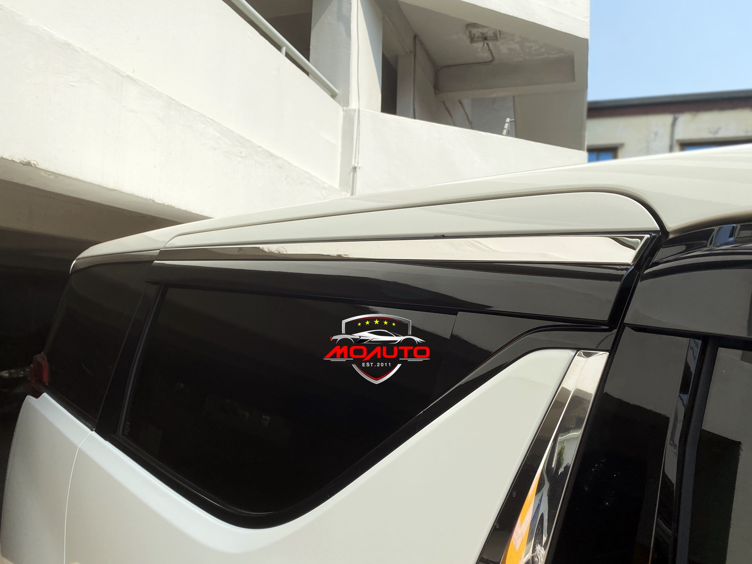 กันสาดสแตนเลท ALPHARD / VELLFIRE MC