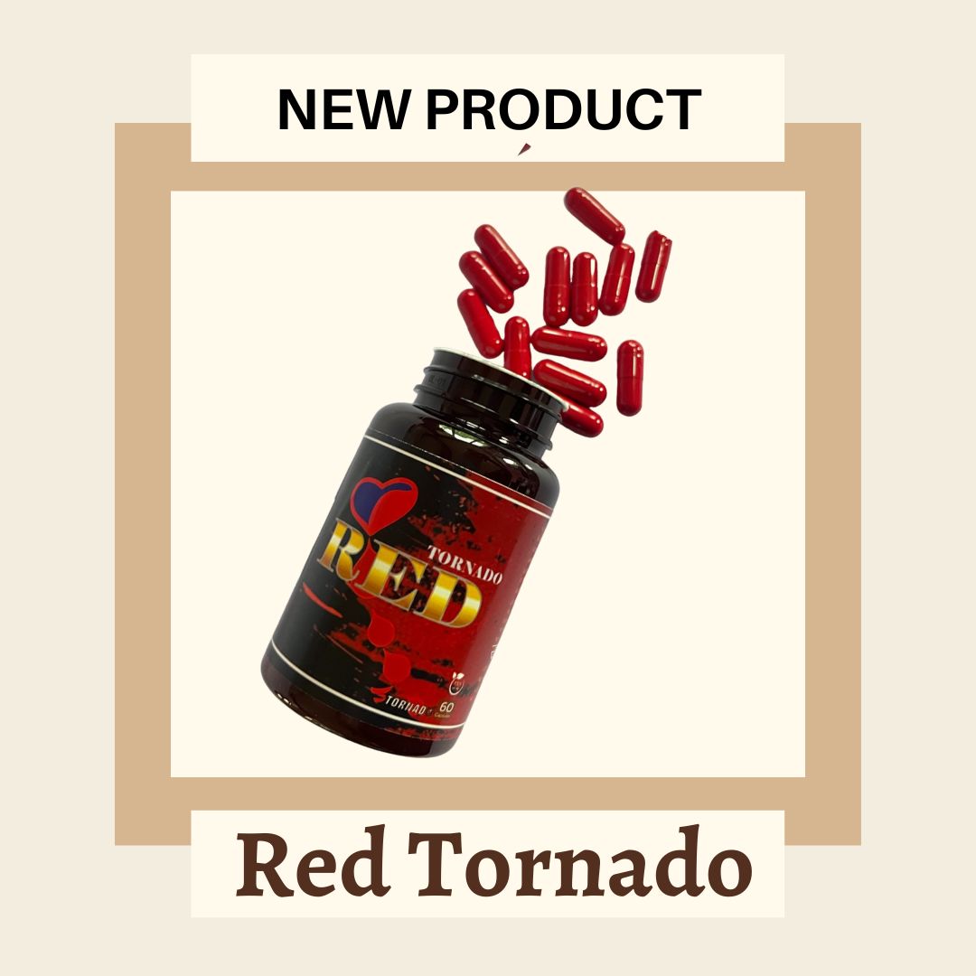 บำรุงระบบไหลเวียนโลหิต การทำงานของตับ ฟอกเลือด Red tornado สูตรพรีเมียม