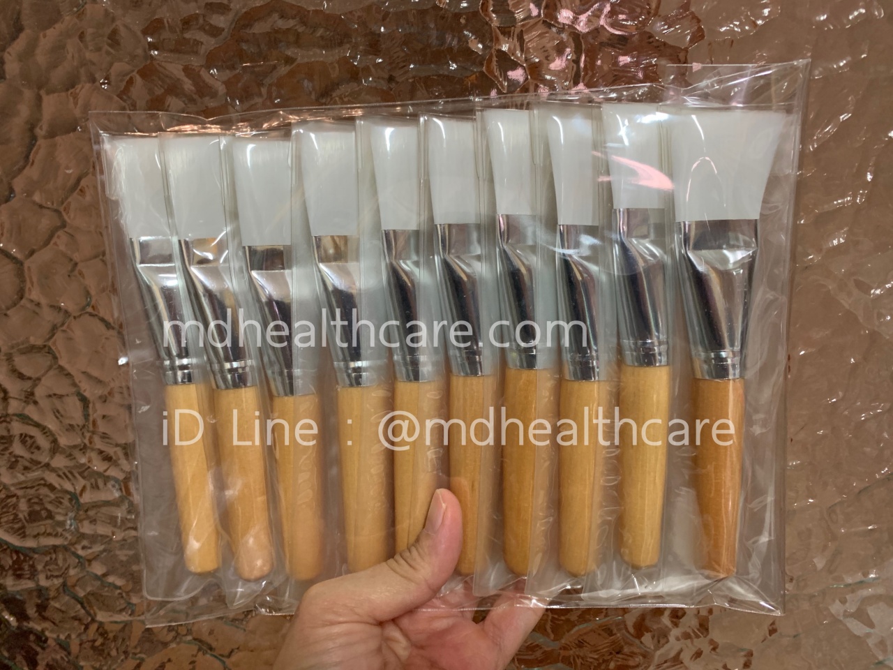 ลดล้างสต๊อค 10ด้าม แปรงมาร์คตัว แปรงทาพาราฟิน - ขนาดใหญ่XL 15.5cm.