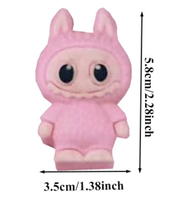 แม่พิมพ์ซิลิโคน ลาลาบูบู้ 3 ช่อง 3.5*6*2.8 cm 37g 005303