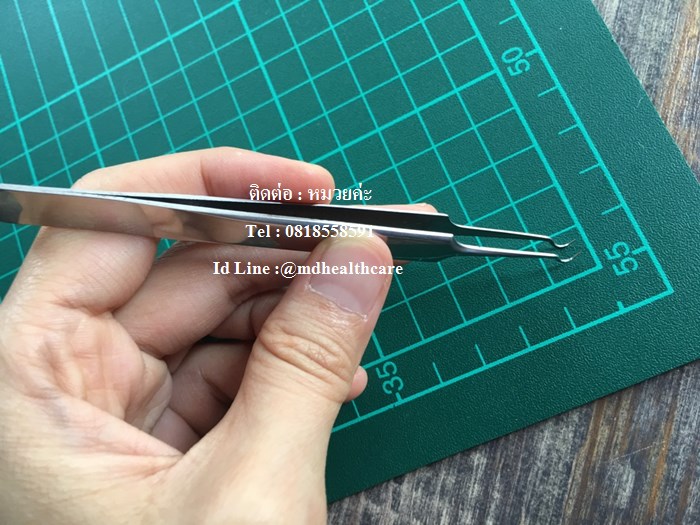 ที่หนีบสิว ที่ดึงสิว ปลายตะขอ