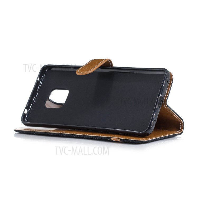 Case Huawei Mate 20 Pro / Pre-order * เคสสีทูโทน Jean ผ้าหนัง PU *