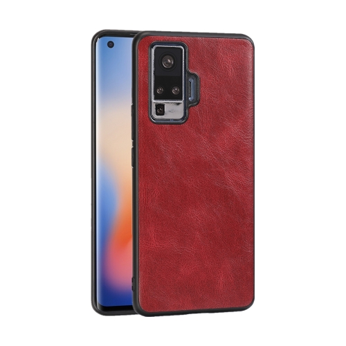 Case Vivo X50 Pro / Pre-Order * เคสหนัง PU + PC + TPU แบบพื้นผิว Crazy Horse *