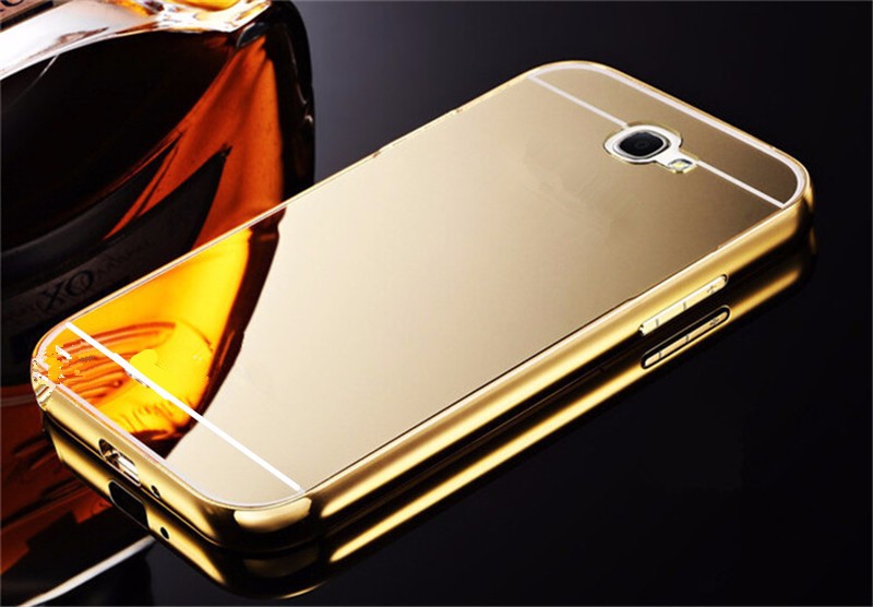 Case Huawei Y5ii / Pre-order * Bumpers 2in1 แกร่งกันชนโลหะ + พลาสติกแผ่นหลังเงาเหมือนกระจก *