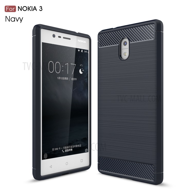 Case Nokia 3 / Pre-order * เคส TPU คาร์บอนไฟเบอร์ *
