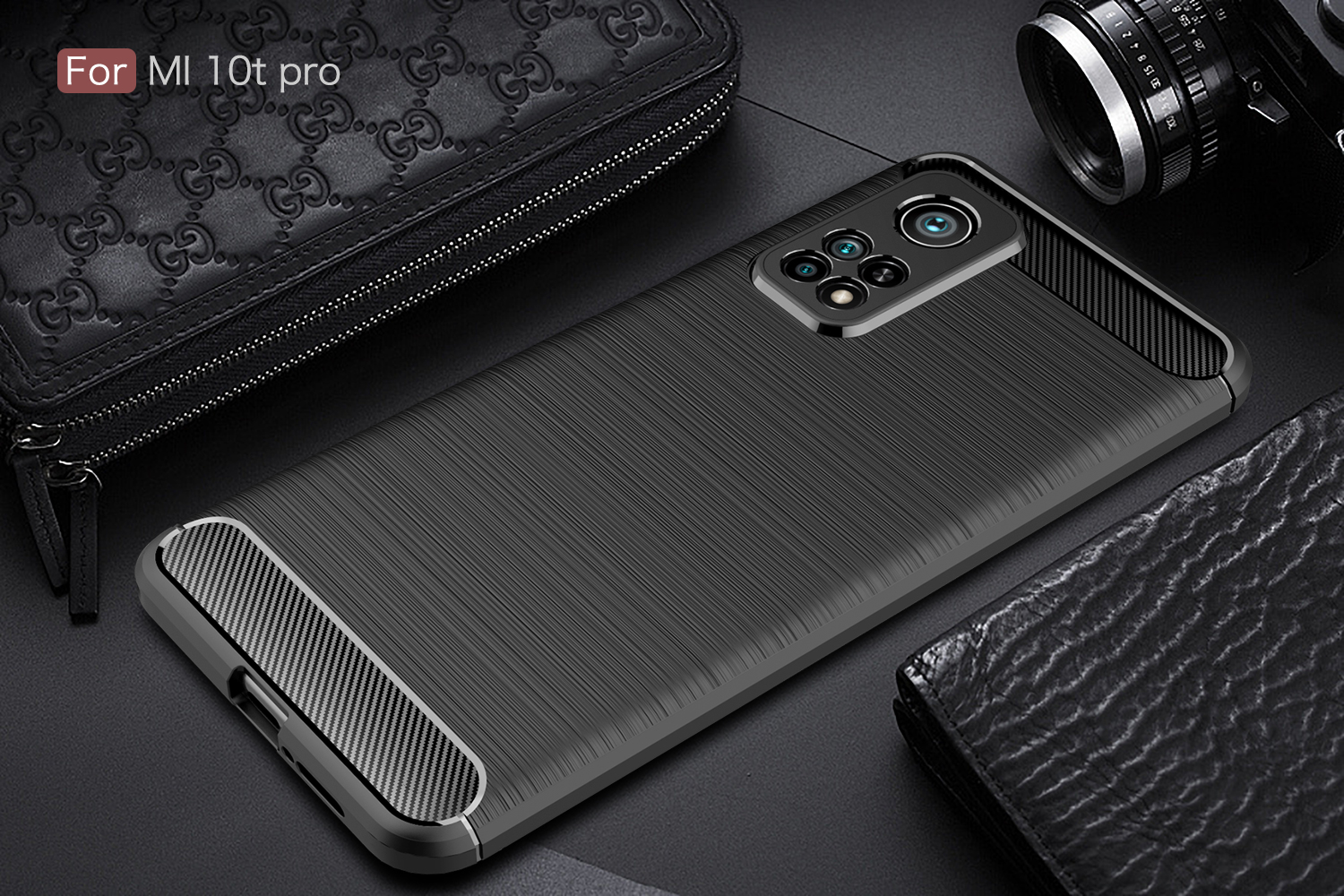 Case Xiaomi Mi 10T Pro 5G / Pre-order * เคสหลัง TPU คาร์บอนไฟเบอร์ *