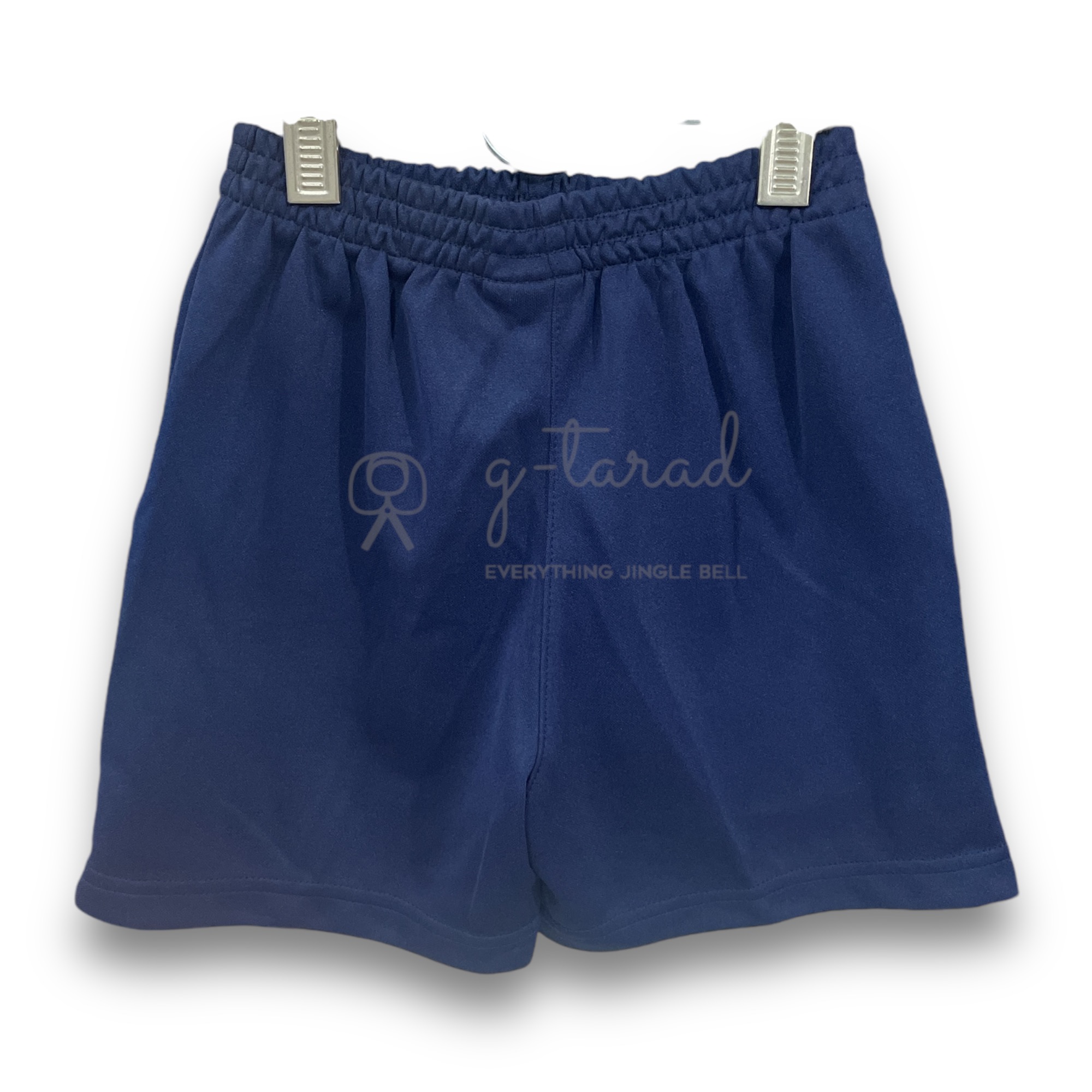 FlyHawk กางเกงวอร์มเด็ก ขาสั้น B511 สีดำ/สีขาว/สีกรม