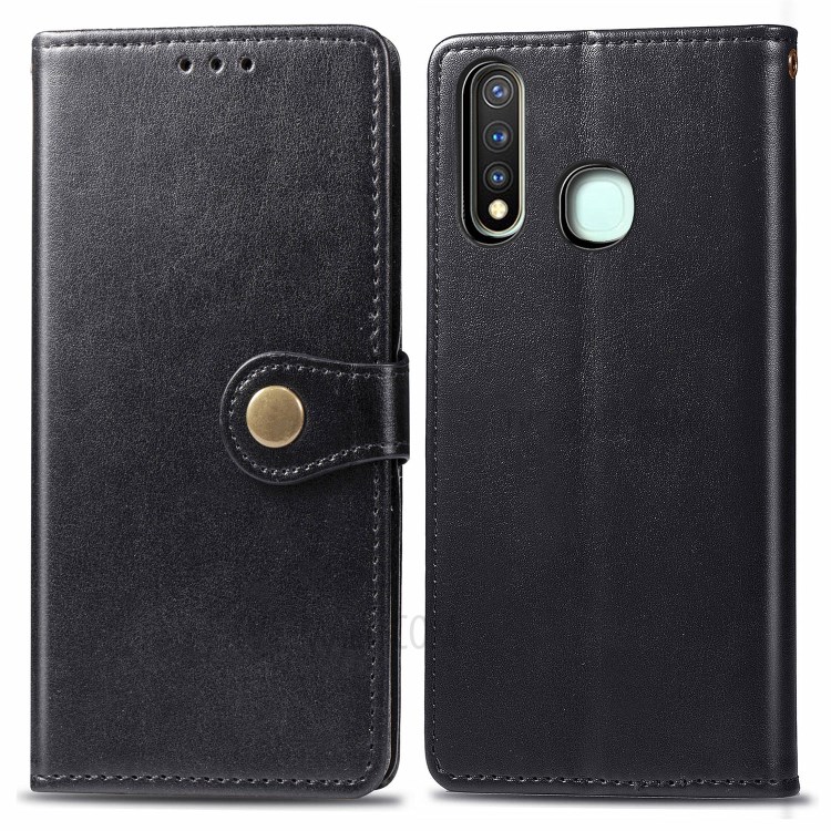 Case Vivo Y19 / Pre-Order * HAT PRINCE Litchi Skin หนัง PU สไตล์กระเป๋า: 3 ช่องเสียบการ์ด + กระเป๋าเงินสด 1 ช่อง *