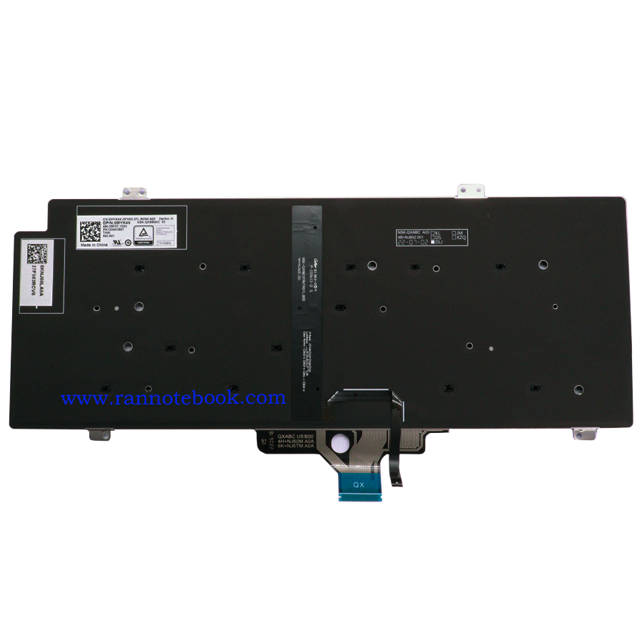 คีย์บอร์ดโน๊ตบุ๊ค Dell แท้ Latitude 5420 5450 ประกันศูนย์ Dell