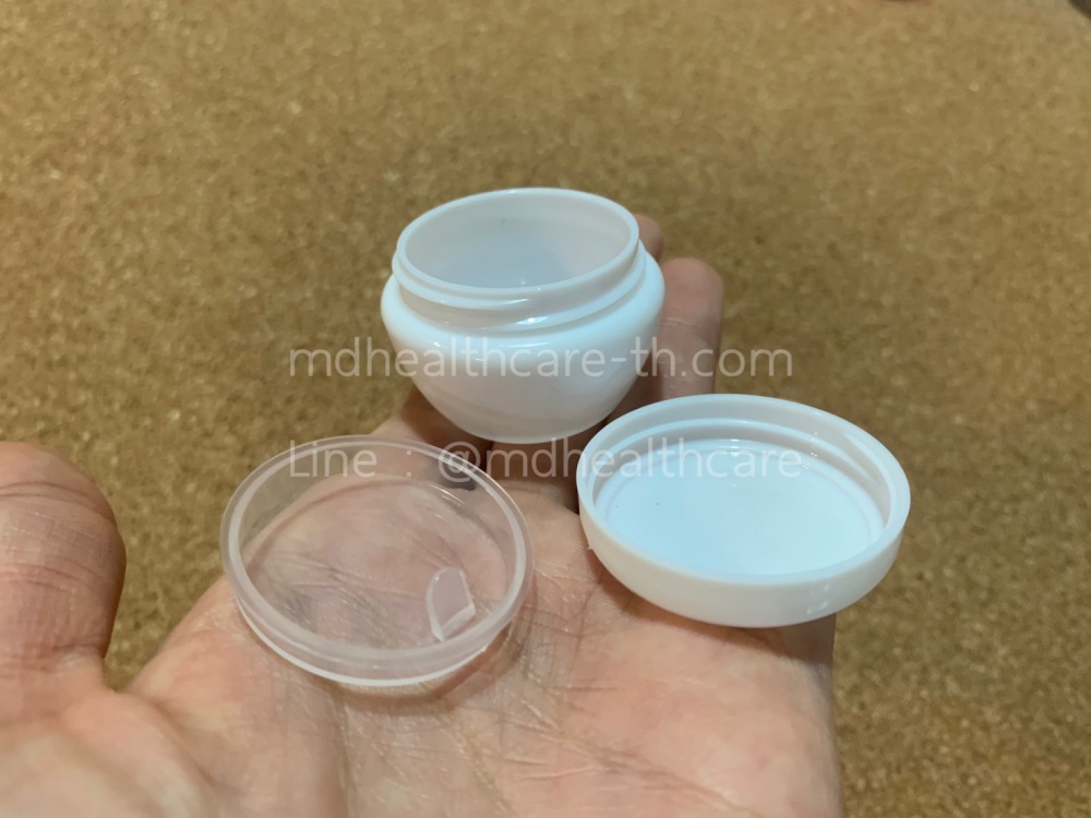 กระปุกครีม 10 กรัม ทรงโอ่ง (10ชิ้น/ชิ้นละ4บาท)