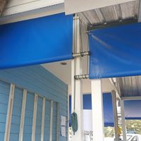 ผ้าใบชักรอก กว้าง 6เมตร สูง 4.5มตร (ไม่รวมเสาค้ำ) กันสาดผ้าใบ ชักรอกผ้าใบ ผ้าใบม้วนขึ้นลง ผ้าใบม้วนเก็บได้ ผ้าใบตลาดนัด มีทุกสี 6m x 4.5m