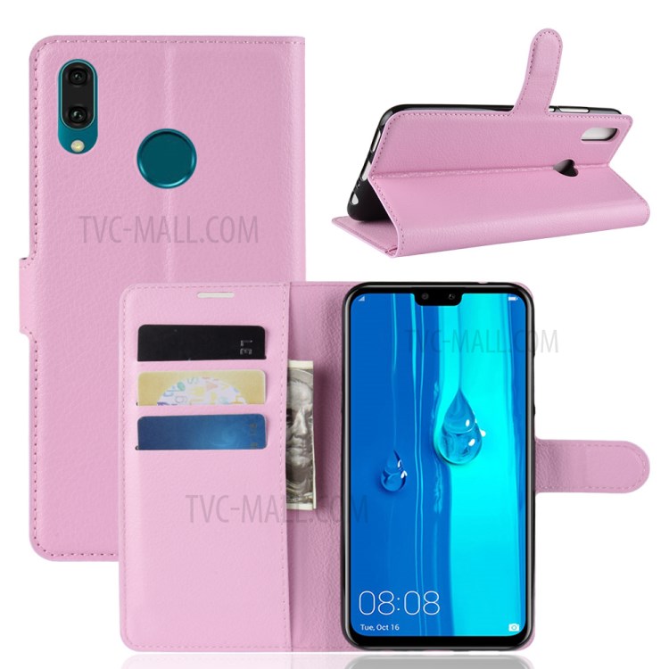 Case Xiaomi Mi Max 3 / Pre-Order * เคสผิวลิ้นจี่ ช่องเสียบการ์ด Wallet และช่องใส่เงินสด *