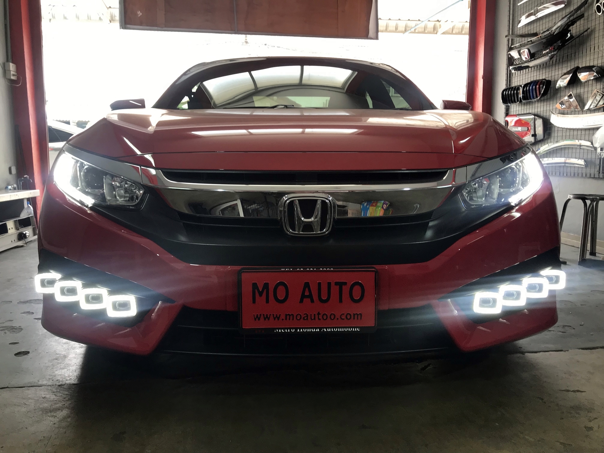 ไฟ Daylight CIVIC FC ทรง DUCATI STYLE 2016-2018