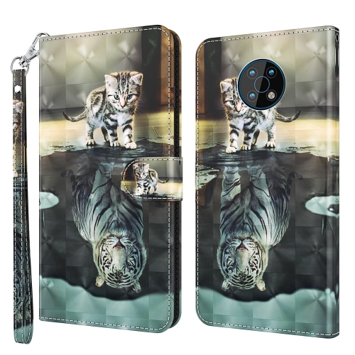 Case Nokia G50 # Pre-Order * เคสกระเป๋าสตางค์ เคสโทรศัพท์หนังพลิกลายจิตรกรรม 3 มิติ พร้อมสายคล้องมือ *