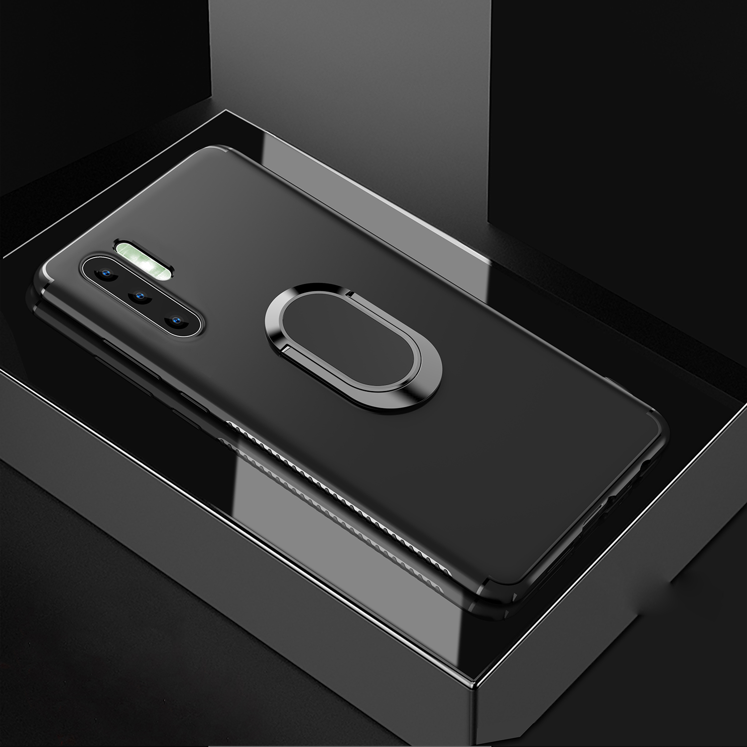 Case Huawei P30 Pro / Pre-Order * เคส TPU+ แหวนนิ้วแม่เหล็ก+ขาตั้ง *