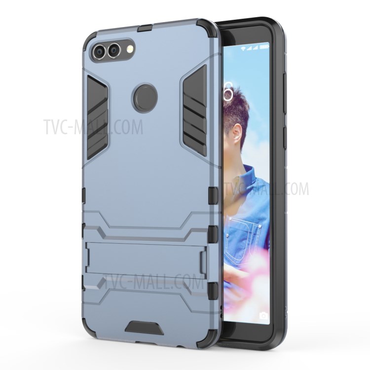 Case Huawei Y9 2018 / Pre-order * เคสพลาสติก + TPU ไฮบริดพร้อมขาตั้ง *