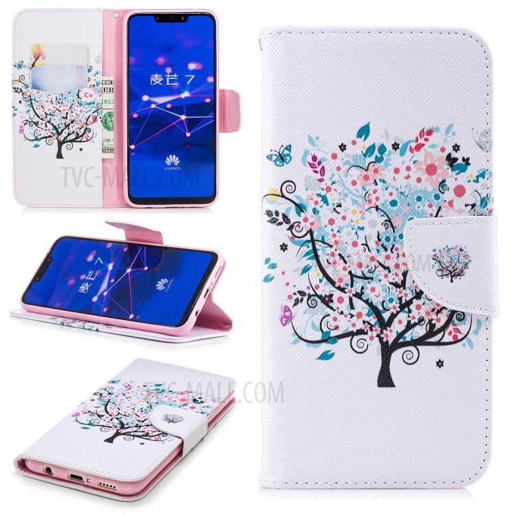 Case Huawei Mate 20 Lite # Pre-order * เคสพิมพ์ลวดลายกระเป๋าสตางค์หนัง PU *