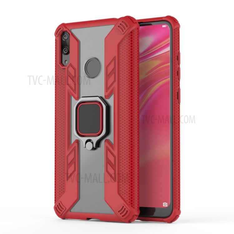 Case Huawei Y7 2019 / Pre-order * เคสสไตล์หมุนแหวน + ขาตั้ง PC + TPU *