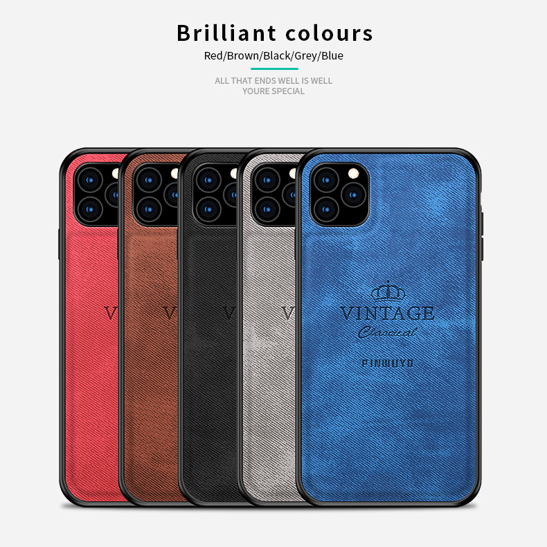Case iPhone 11 Pro Max # Pre-order * PINWUYO วัสดุหนัง PU + PC + TPU ป้องกันได้ดี *