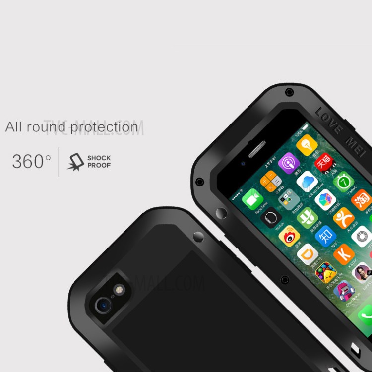 Case iPhone SE (2020) / Pre-Order * LOVE MEI วัสดุ: โลหะ + ซิลิโคน + กระจกนิรภัยหุ้มเกราะ *