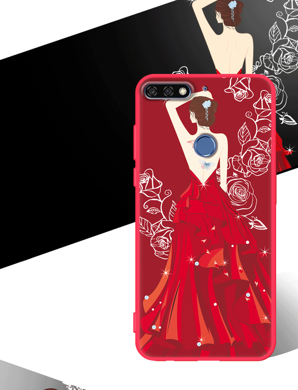 Case Huawei Y7 Pro 2018 / Pre-order * 360 องศา TPU ซิลิโคนอ่อนนุ่ม การ์ตูนน่ารัก *