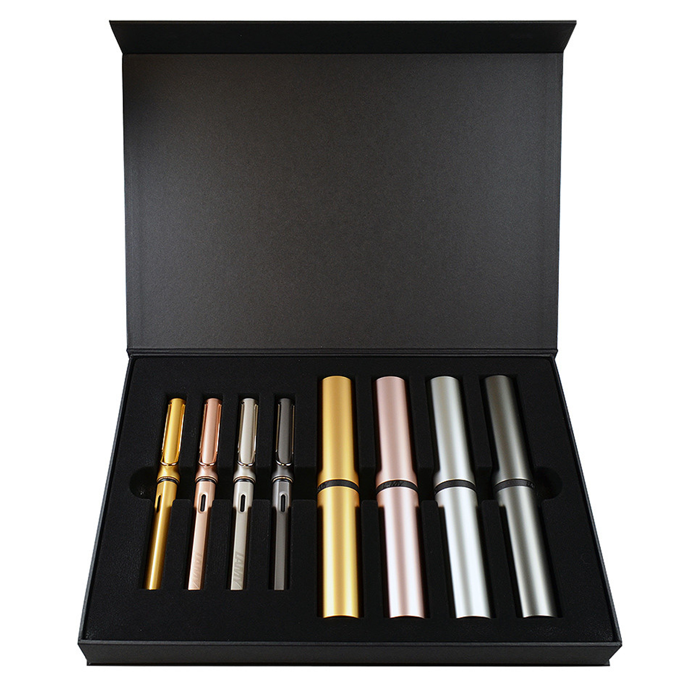 LAMY Lx SET of 4 fountain pens in luxury box