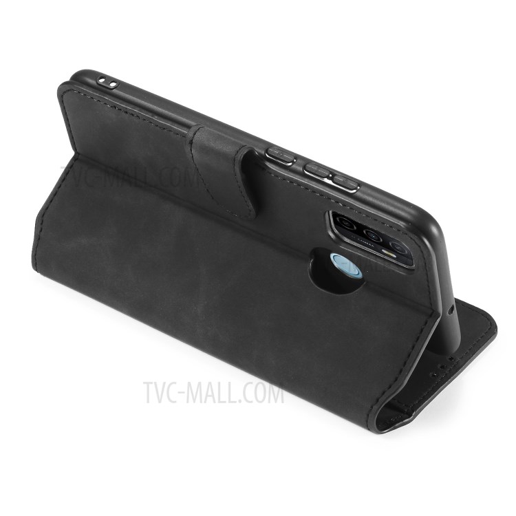 Case OPPO A53 (2020) # Pre-Order * KHAZNEH เคสโทรศัพท์หนังย้อนยุค สไตล์กระเป๋าสตางค์: ช่องใส่การ์ด 2 ช่อง + กระเป๋าเงินสด 1 ช่อง *