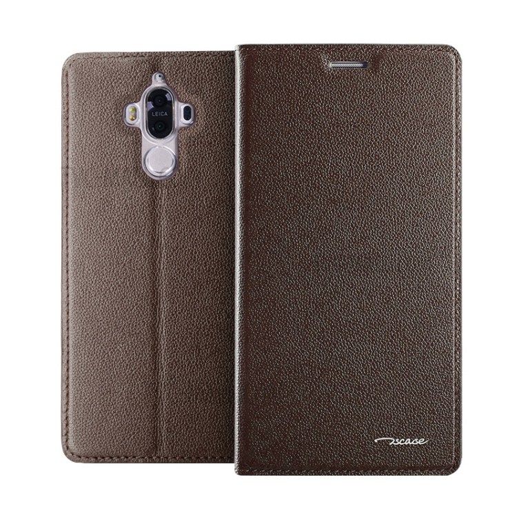 Case Huawei Mate 9 / Pre-order * TSCASE ผิวลิ้นจี่ หนังวัวแท้ *