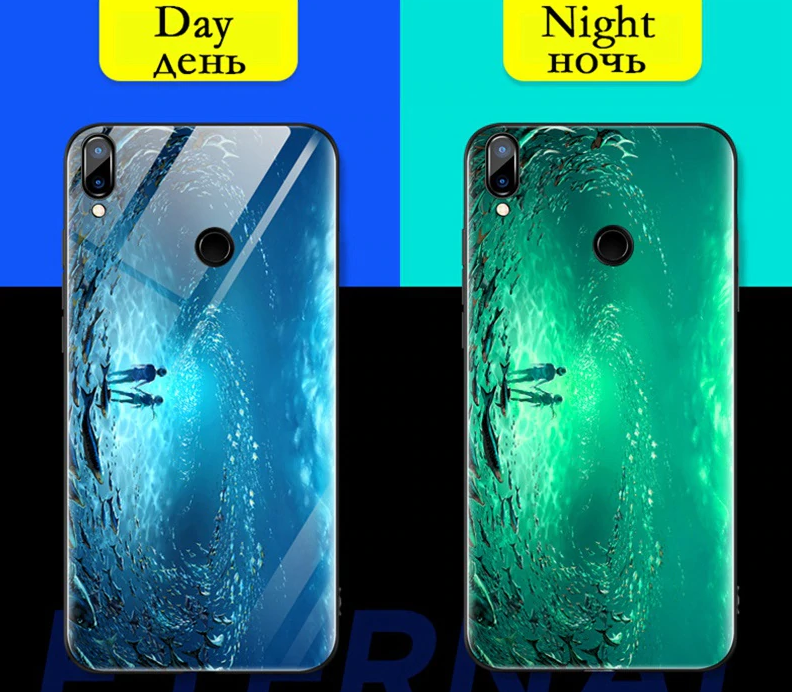 Case Huawei Nova 3 / Pre-Order * เคสแก้วเรืองแสง เคสแฟชั่นส่องสว่างกระจกนิรภัย *