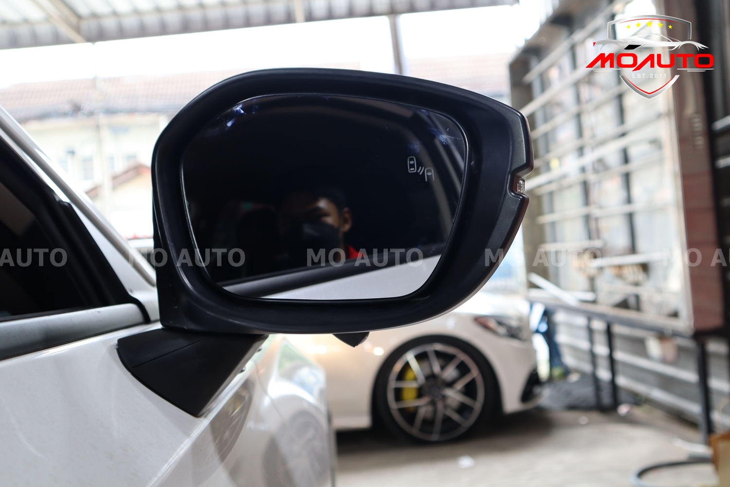 ชุดกระจกช่วยเตือนมุมอับสายตา V1 ( BSD ) CIVIC FE / FE e:HEV