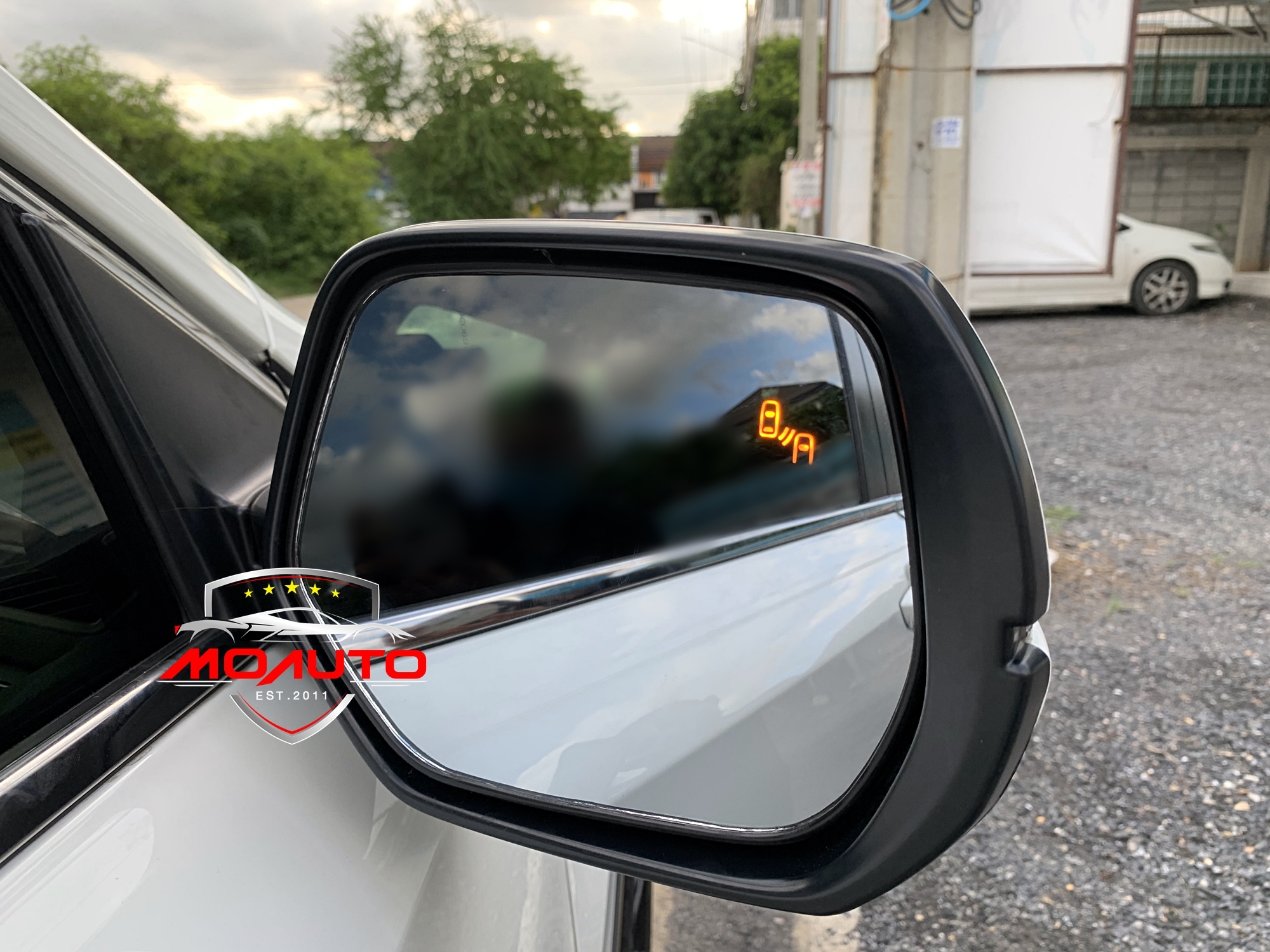 ชุดระบบช่วยเตือนมุมอับสายตาที่กระจกมองข้าง V2 (Blind Spot Monitor) CR-V G5