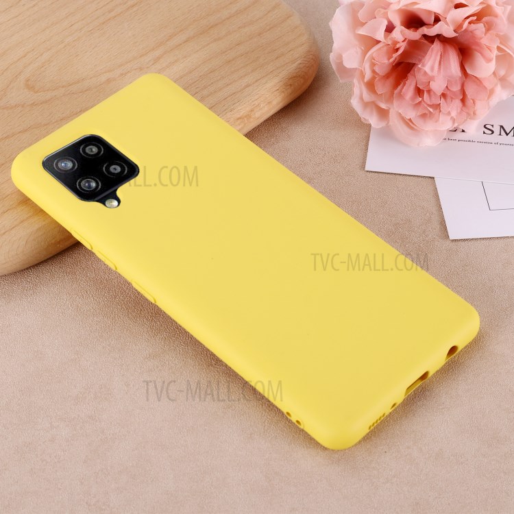 Case Samsung Galaxy A42 5G / Pre-Order * เคสซิลิโคนเหลวเคสโทรศัพท์แบบนิ่มพร้อมสายคล้องมือ *