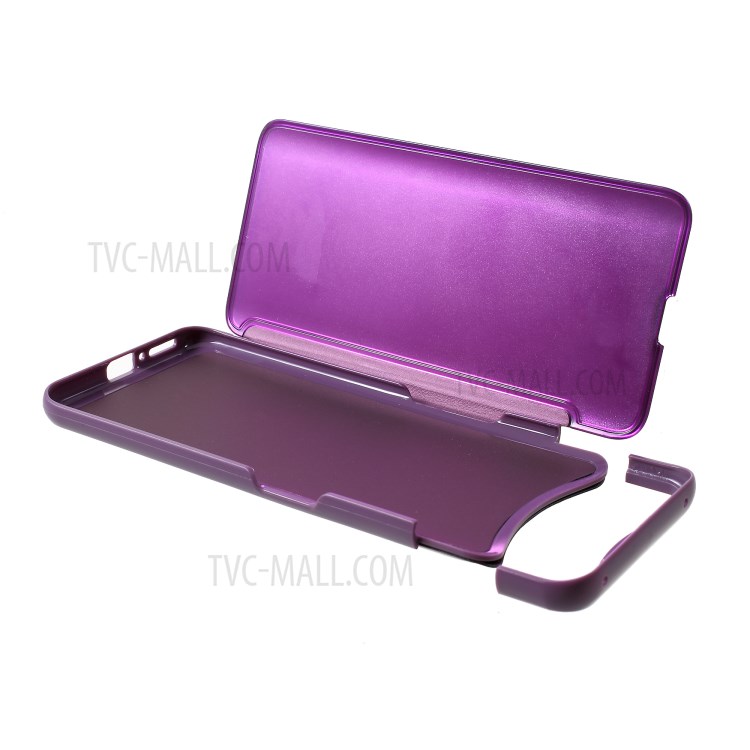 Case OPOP Find X / Pre-Order * เคสดูหน้าต่างกระจกเงาชุบ ผลิตจากวัสดุหนัง PC + PU *