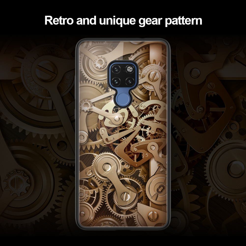 Case Huawei Mate 20 / Pre-order * NILLKIN เคส Spacetime เคสรูปเกียร์ กระจกนิรภัย + PC + TPU ปกไฮบริด *