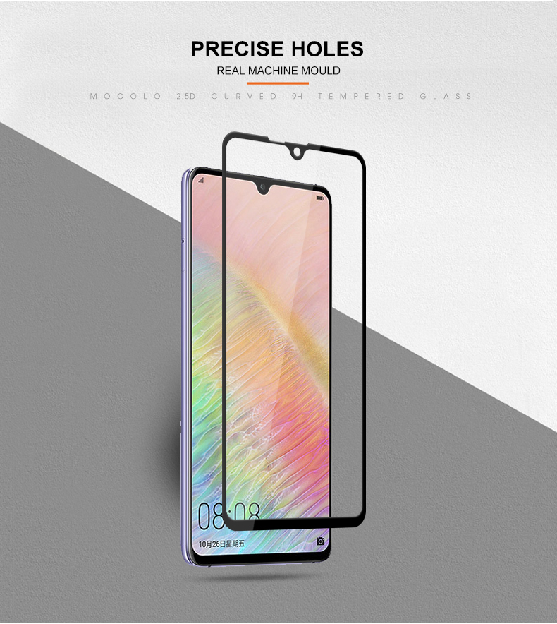 กระจกนิรภัย Huawei Mate 20 X / Pre-order * MOCOLO ความแข็ง 9H ขอบโค้ง 2.5D เรียบและปลอดภัยในการใช้งาน *