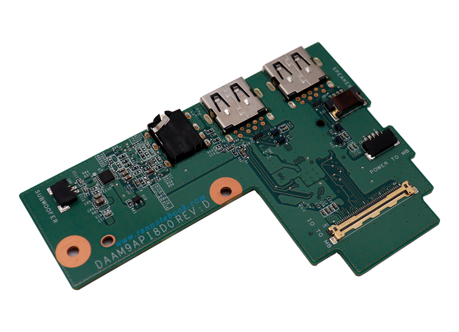 USB Audio Port IO Board Dell Inspiron 7559 อะไหล่แท้ จากศูนย์ Dell Thailand