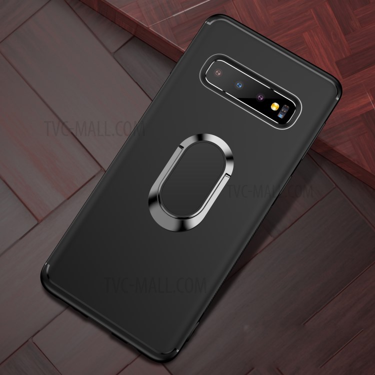Case Samsung Galaxy S10 / Pre-Order * Matte TPU Mobile Shell พร้อมแหวนนิ้วแม่เหล็กขา *
