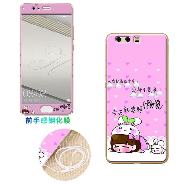 Case Huawei P10 / Pre-orde * เคส TPU ลายการ์ตูนน่ารักๆ + กระจกนิรภัย *