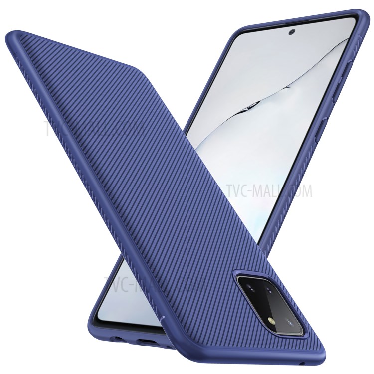 Case Samsung Galaxy Note 10 Lite # Pre-Order * Jazz Series ทอลายทแยงกันลื่นป้องกันลายนิ้วมือและป้องกันรอยขีดข่วน *