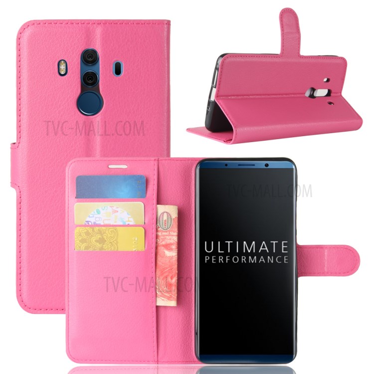 Case Huawei Mate 10 Pro / Pre-order * เคสผิวลิ้นจี่เคสหนัง ช่องใส่การ์ด 3 ช่อง *